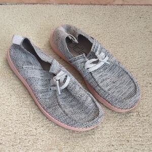 Hey Dude Women's Wendy Knit Gray Loafers